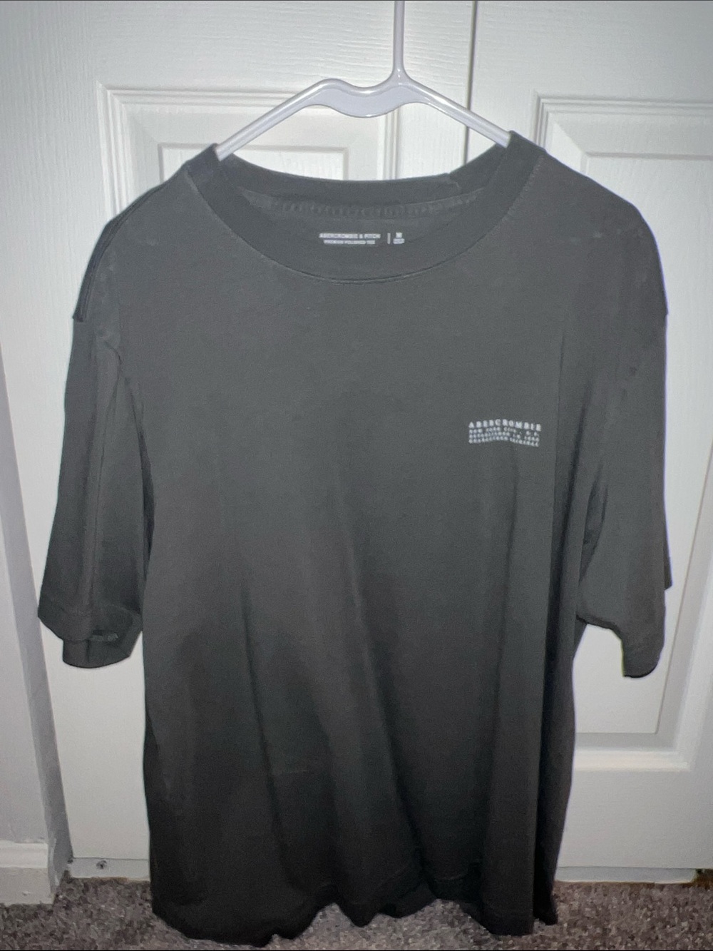 Abercrombie & Fitch Green Short-Sleeve Crewneck Tee